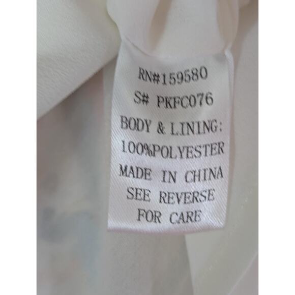 Pink Lilly Floral Summer Mini Dress Multicolor Sleeveless Casual Women's Size M - Picture 13 of 15